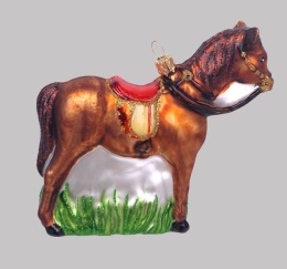 Bauble form: Brown Horse (85) D
