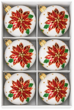 80mm Decorated Ornaments (Pack of 6): A Christmas Carol