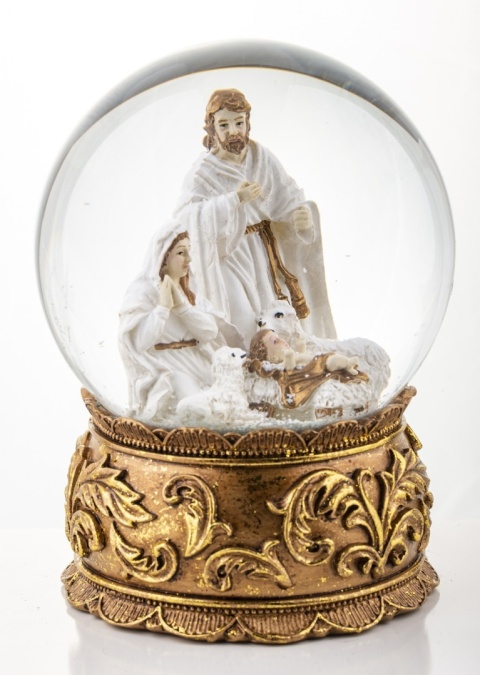Kula wodna 12cm ze Św.Rodziną (139791)
