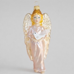 Bauble form: Angel with a dove (168) H