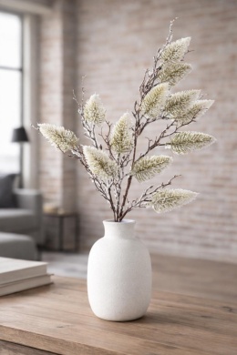 Gałązka 50cm PU śnieżona (GL03658) dł.50 x 16cm