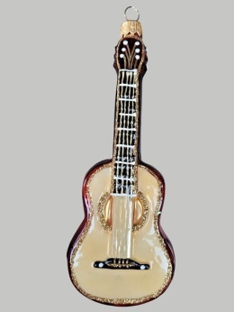 Bombka formowa: Gitara brązowo beżowa (240) D