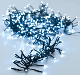 Girlanda świetlna 3000LED dł.22m zimna 8 funkcji czarny kabel (AX8550070)