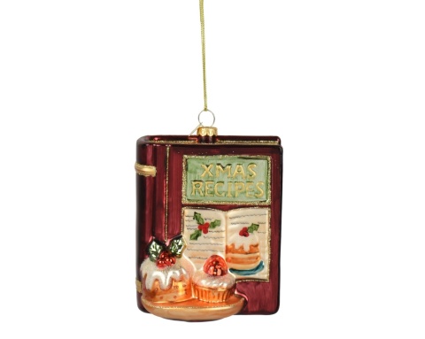 Bombka szklana: Książka "Świąteczne przepisy" (123986)