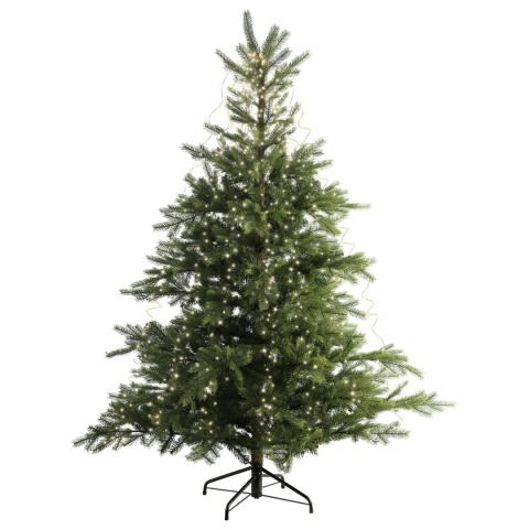 Lampki na zielonym druciku 832LED wiązka 240cm ciepłe flash (496145)