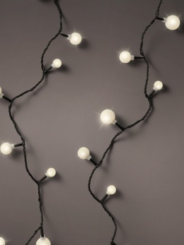 Lampki 240LED kuleczki białe ciepłe wew/zew dł.18m (494647)
