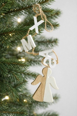 Zawieszka drewniana X-MAS (TG43735)-30%
