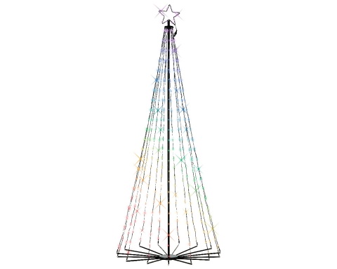 "Płynąca choinka 3D" RGB 240cm 355 LED (490808)
