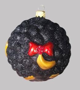 Bauble form: Black sheep with golden ears (267) A