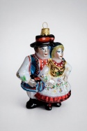 Bombka formowa: Para kaszubska (88) SE