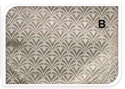 Bieżnik welurowy brązowo-złoty 32*150cm 6wzorów. (008835)