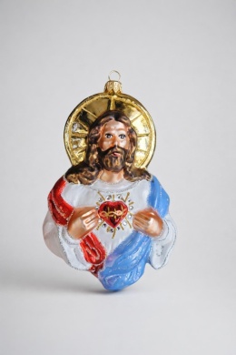 Bauble form: Jesus with heart (71) SE