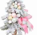 Choinka na kołeczku dekorowana śnieżona 65cm FELICITA (CHK-D-SG-65-FE)