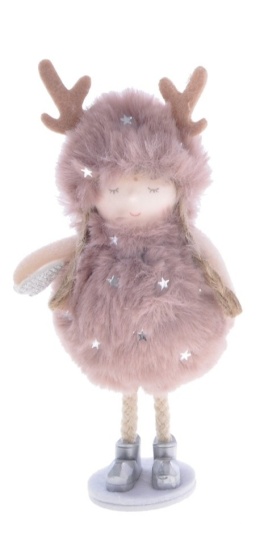 Dziewczynka na podstawie pompon 16cm (DT-201-0154) -20%