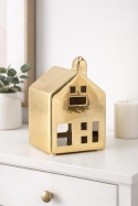 Ceramic house lantern gold small (RC26M186-25G) -20%