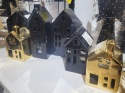 Ceramic house lantern gold small (RC26M186-25G) -20%