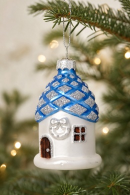 Glass bauble: Forest cottage (123958)