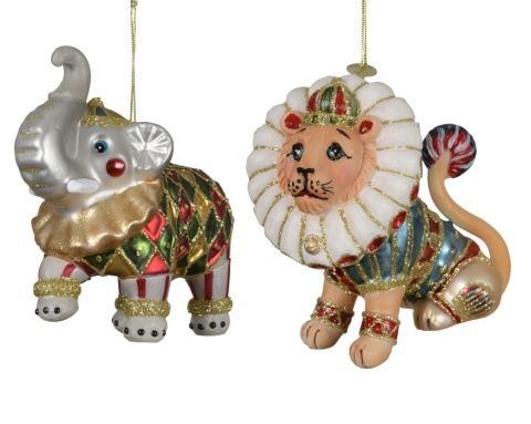 Glass bauble: Circus lion (129662)