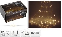 Wire lights 300LED beam 10*300cm warm + flash 230V (AX8702630)