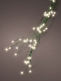 832-LED string lights on green wire, 240 cm cluster, warm white with flash effect (496145)