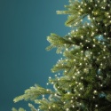 832-LED string lights on green wire, 240 cm cluster, warm white with flash effect (496145)