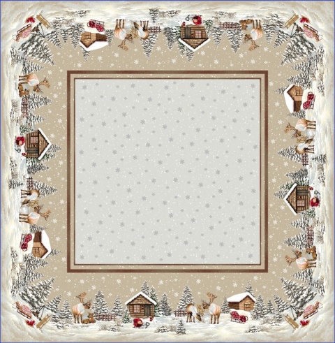 Obrus gobelin Eden 100x100cm RENIFERY DOMEK (TX0007-970)