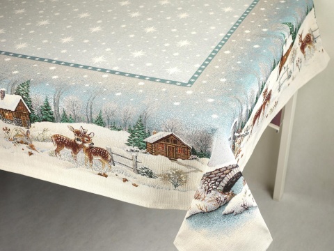 Obrus gobelinowy 140x280cm Sarenki w lesie (SW212)