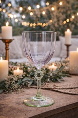 Wine glass 270ml colored glass purple lime (046000560)