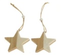 Set of two wooden pendants, 3 patterns (TG43696) -40%