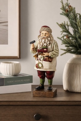 Retro Santa toy factory, polyresin (170837)