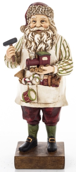 Retro Santa toy factory, polyresin (170837)
