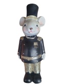Myszka ceramiczna czarna 17cm w cylindrze 2wz. (NB0531) -20%