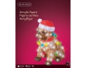 Acrylic dog 100 LED with colorful LED balls (491321)