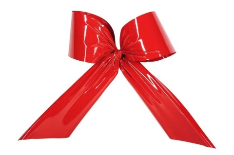 Kokarda plastikowa zewnętrzna czerwona (30) 80*125*80 cm