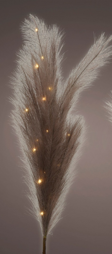 Trawa ozdobna 70cm zgaszony fiolet 6 LED(485929)-50%
