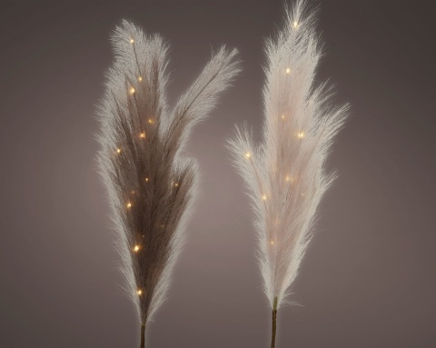 Trawa ozdobna 70cm zgaszony fiolet 6 LED(485929)-50%