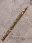 Zawieszka gałązka brokatowa 35cm z diamencikami 3kolory (BX19202)-20%