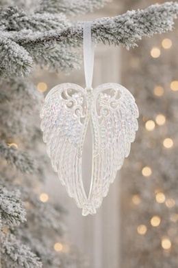 Plastic wings pendant 
