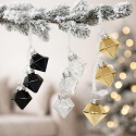 Zawieszka szklana 3 diamenty (062089) 3kolory-20%