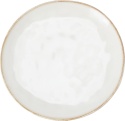 Talerz ceramiczny fi 21cm beżowy wytłaczany (959874)