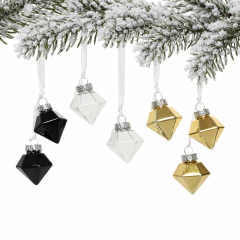 Zawieszka szklana 3 diamenty (062089) 3kolory-20%