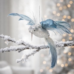 Hummingbird pendant silver with sequins (521208)