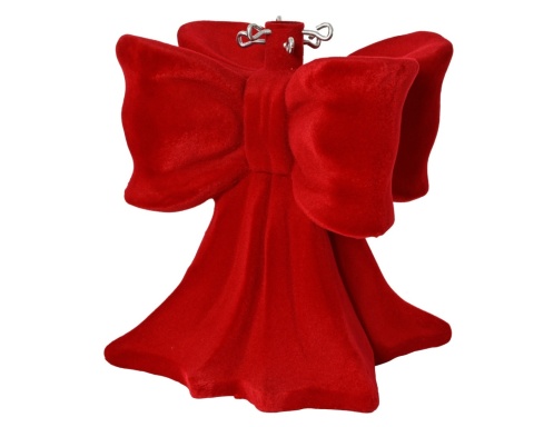 "Velour Bow" Christmas Tree Stand - Red (689769)