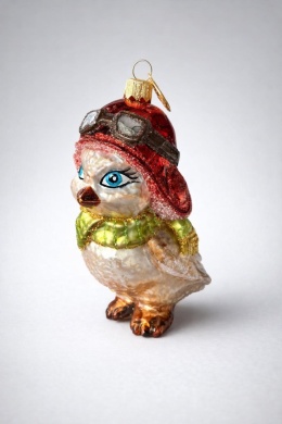 Koronex Ornament: Little Bird in an Aviator Cap (2504X)