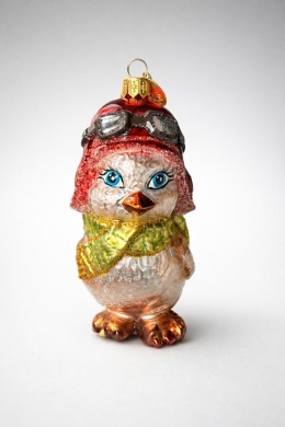 Koronex Ornament: Little Bird in an Aviator Cap (2504X)