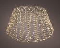 Osłona stojaka pod choinkę złota metalizowana 600LED fi 72cm (493981)