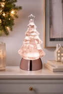21 cm LED Christmas tree - rose gold (514168)