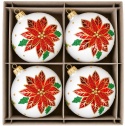 100mm Decorated Ornaments (Pack of 4): A Christmas Carol