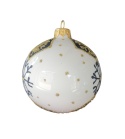 100mm Decorated Ornaments (Pack of 4): Winter Charm