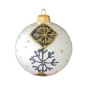 100mm Decorated Ornaments (Pack of 4): Winter Charm